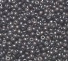 50g 6/0 Matte Metallic Dark Steel Grey Seed Beads